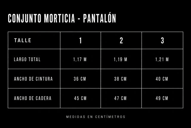 CONJUNTO MORTICIA