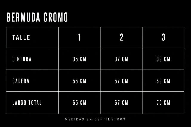 BERMUDA CROMO