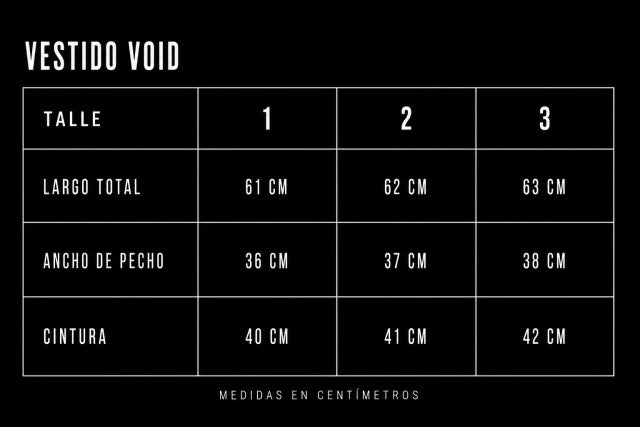 VESTIDO VOID