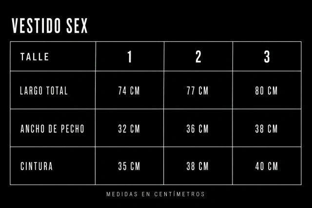 VESTIDO SEX