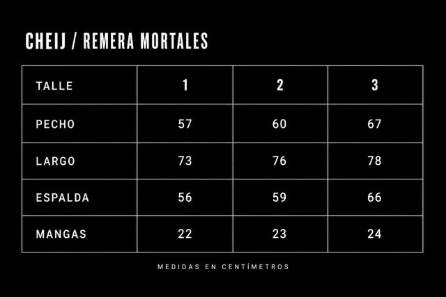 REMERA MORTALES