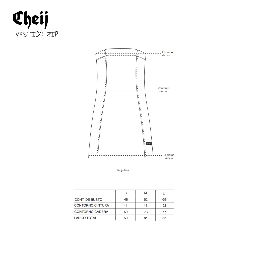 VESTIDO ZIP